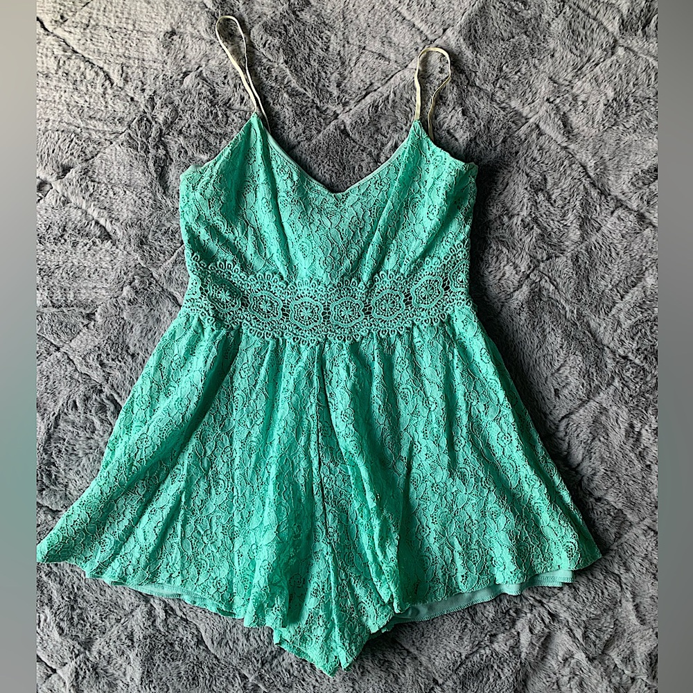 Turquoise Romper
